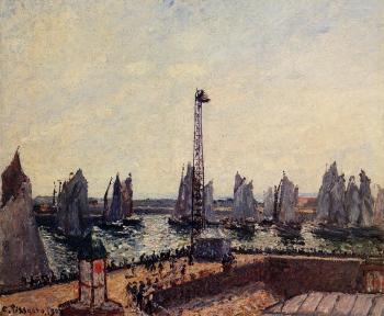 Camille Pissarro : The Inner Port and Pilots Jetty, Le Havre